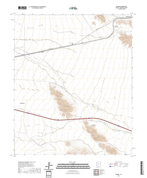 Bosque 2021 topographic map thumbnail