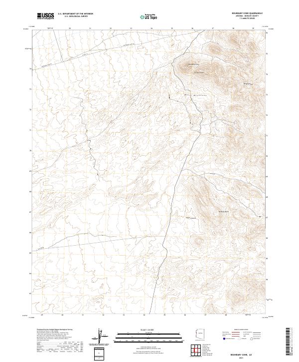 Boundary Cone topographic map thumbnail