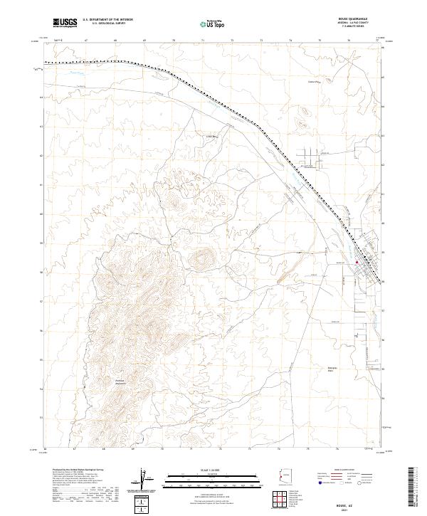 Bouse topographic map thumbnail