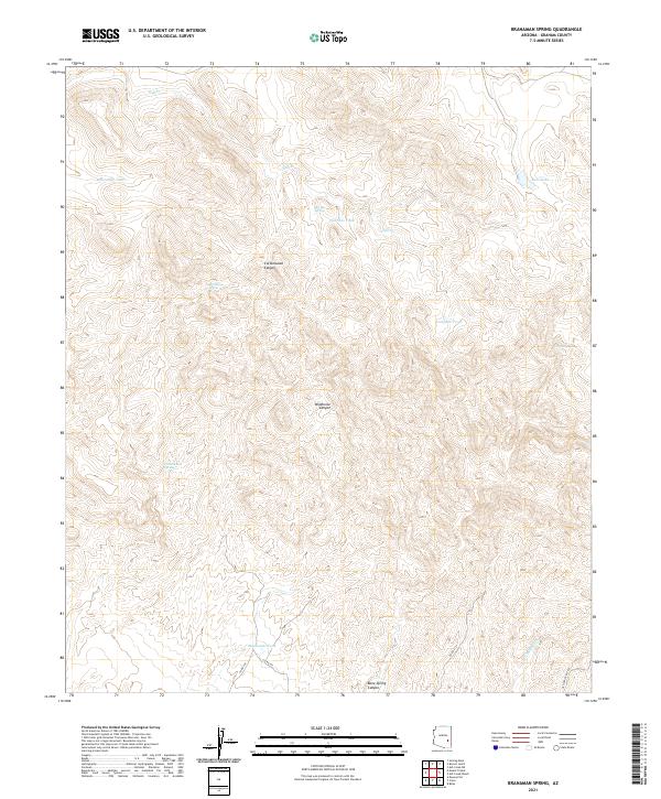 Branaman Spring 2021 topographic map thumbnail