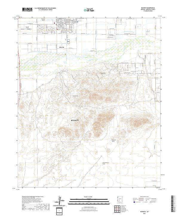 Buckeye topographic map thumbnail