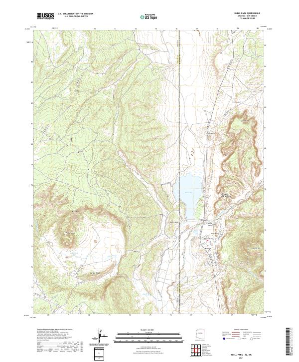 Buell Park topographic map thumbnail