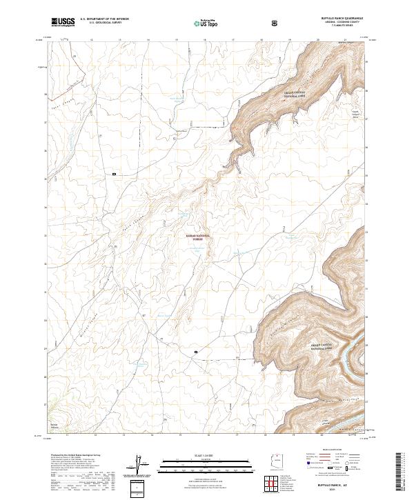 Buffalo Ranch topographic map thumbnail