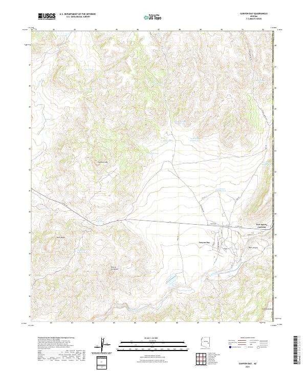Canyon Day topographic map thumbnail