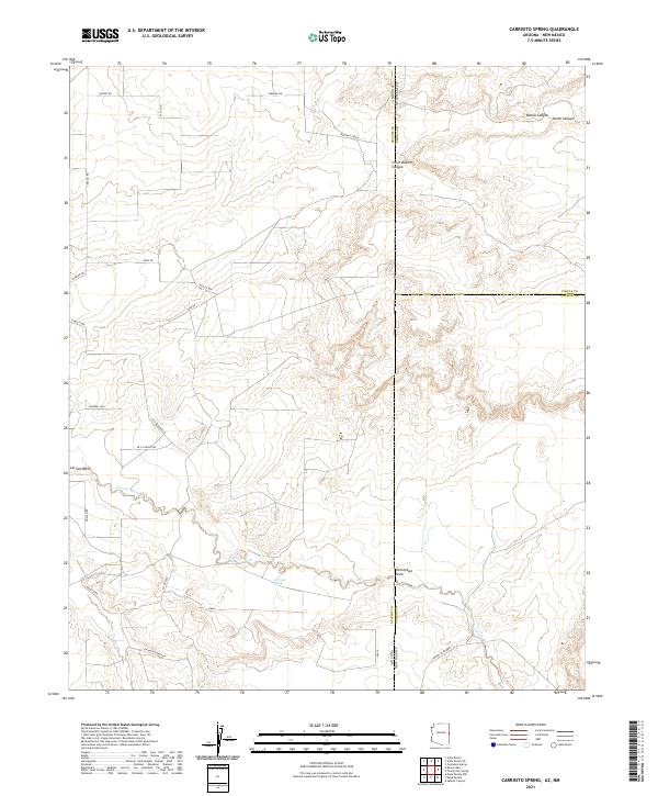 Carrisito Spring topographic map thumbnail