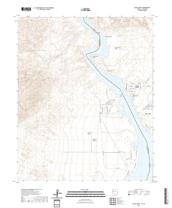 Castle Rock topographic map thumbnail