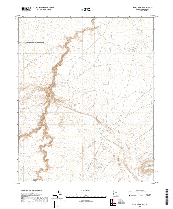 Chavez Mountain NE topographic map thumbnail