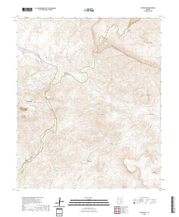 Christmas 2021 topographic map thumbnail