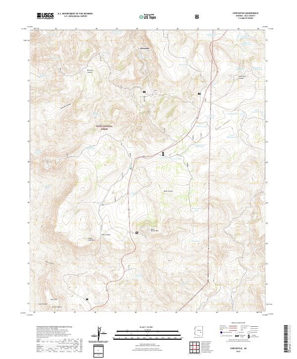 Chrysotile topographic map thumbnail