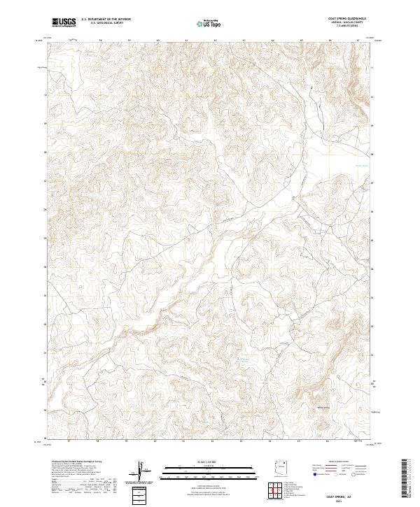 Coat Spring topographic map thumbnail