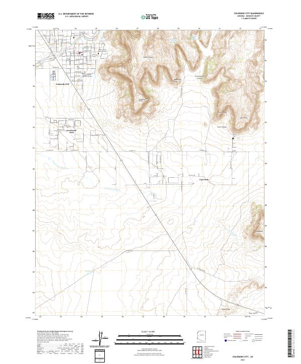 Colorado City topographic map thumbnail