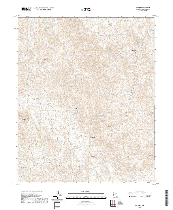 Columbia 2021 topographic map thumbnail