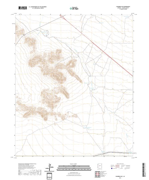 Congress SW topographic map thumbnail