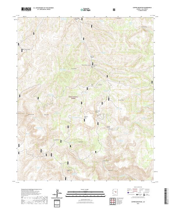 Copper Mountain topographic map thumbnail
