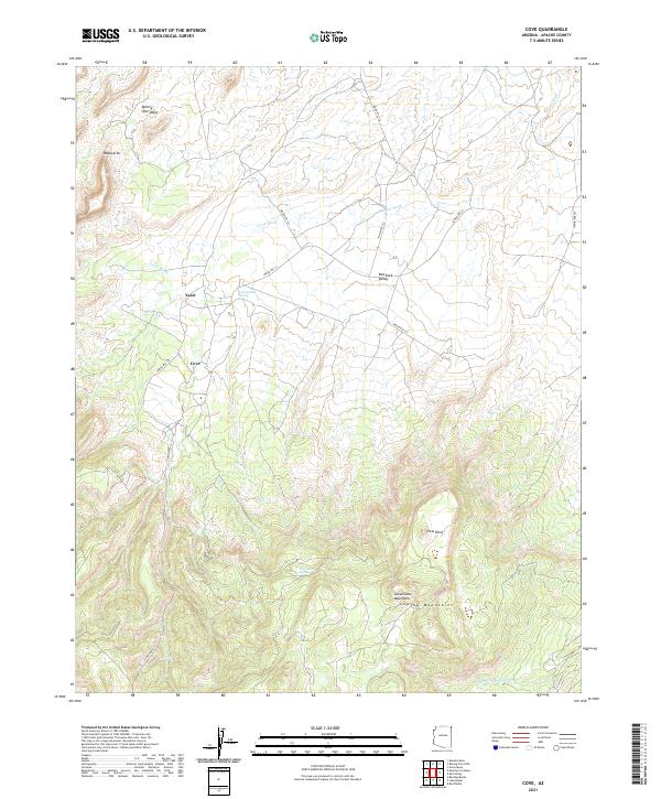 Cove topographic map thumbnail