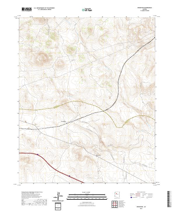 Crookton 2021 topographic map thumbnail