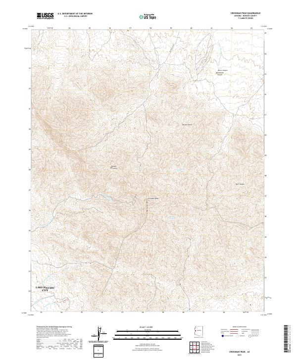 Crossman Peak topographic map thumbnail