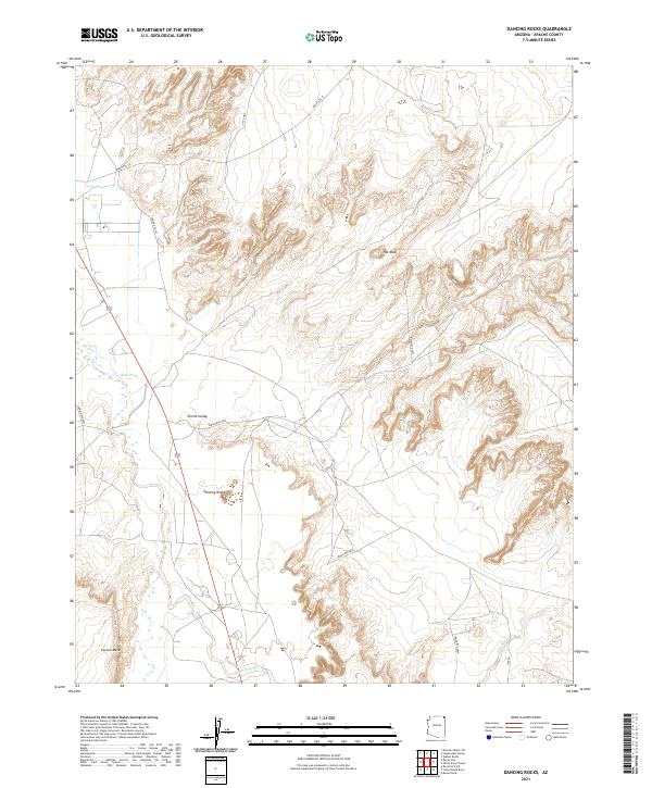 Dancing Rocks topographic map thumbnail