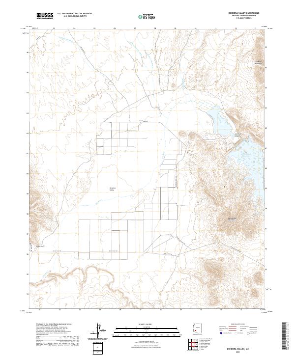 Dendora Valley 2021 topographic map thumbnail
