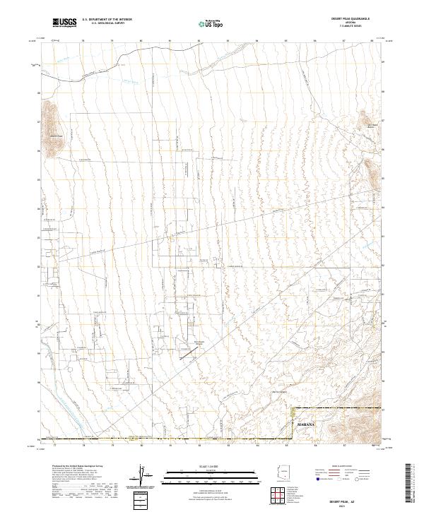 Desert Peak topographic map thumbnail