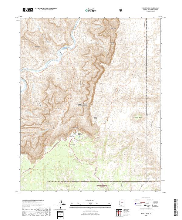 Desert View topographic map thumbnail