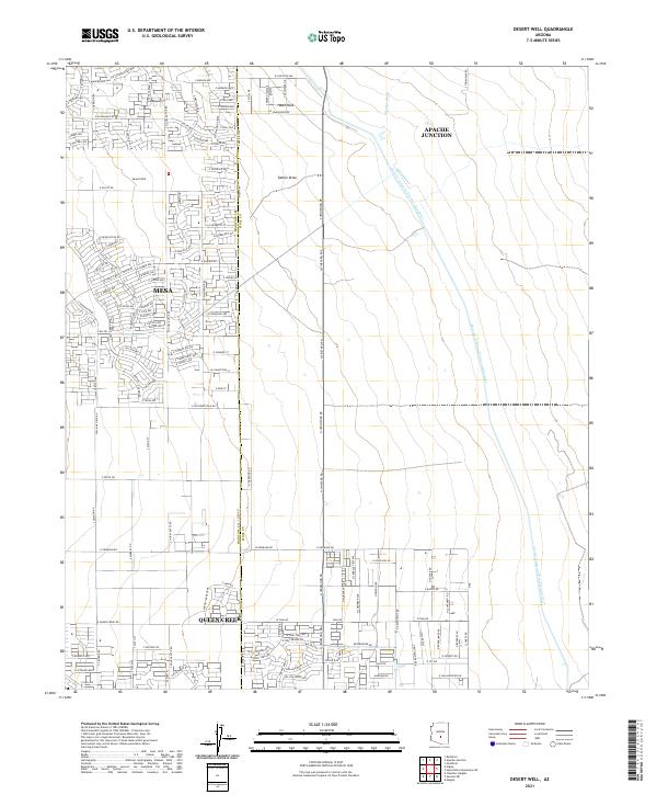 Desert Well topographic map thumbnail