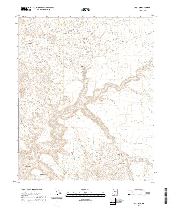 Devils Hump 2021 topographic map thumbnail