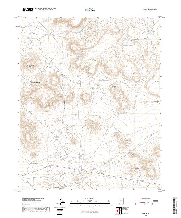 Dilkon topographic map thumbnail