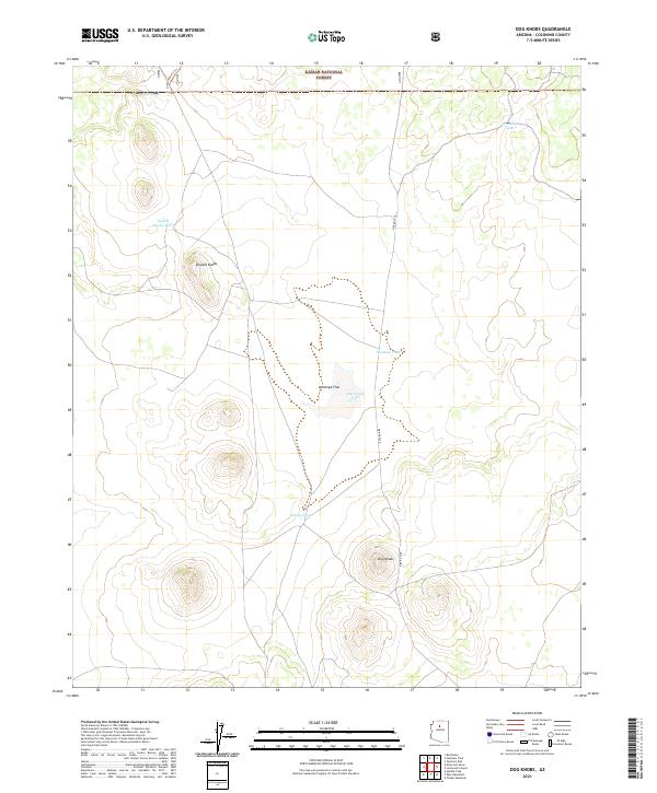 Dog Knobs topographic map thumbnail