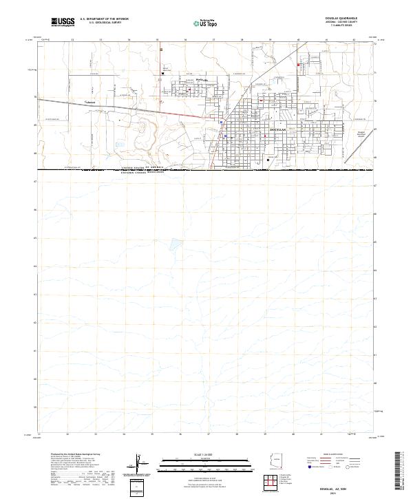 Douglas topographic map thumbnail