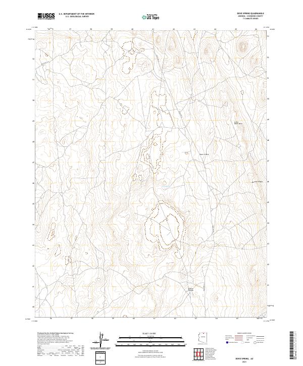 Dove Spring topographic map thumbnail