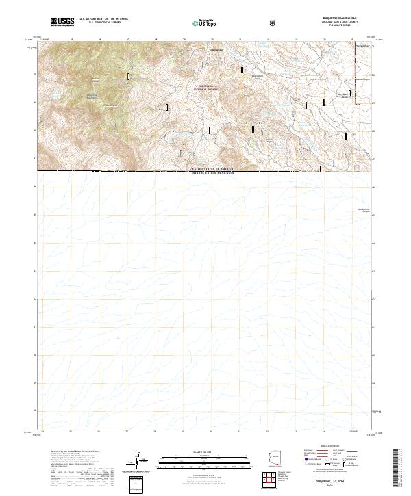 Duquesne topographic map thumbnail