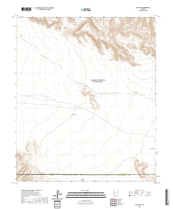 East Pass topographic map thumbnail
