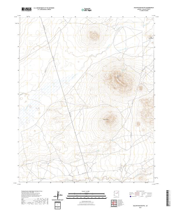 Egloffstein Butte topographic map thumbnail