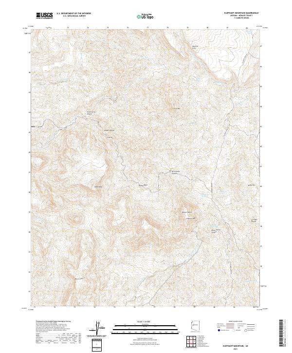 Elephant Mountain topographic map thumbnail