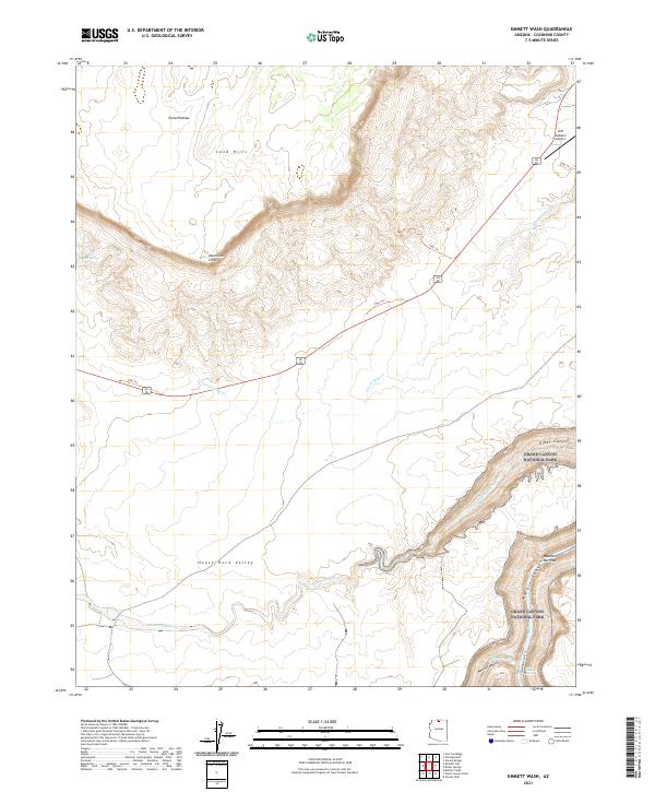 Emmett Wash topographic map thumbnail