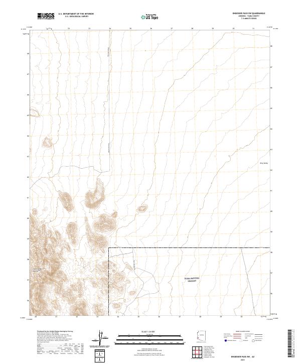 Engesser Pass SW topographic map thumbnail