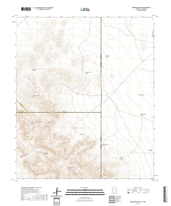 Engine Mountain topographic map thumbnail