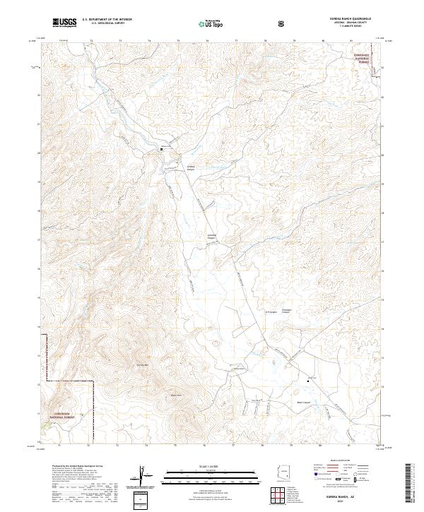 Eureka Ranch 2021 topographic map thumbnail