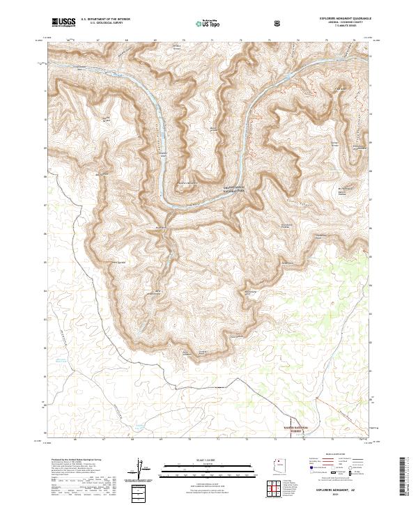 Explorers Monument topographic map thumbnail