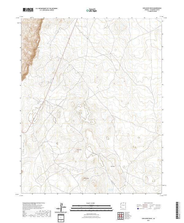 Explosive Rock topographic map thumbnail