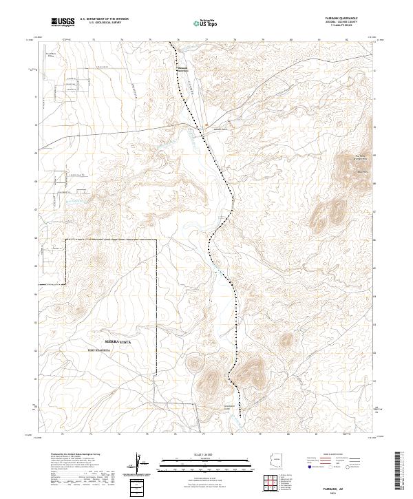 Fairbank topographic map thumbnail