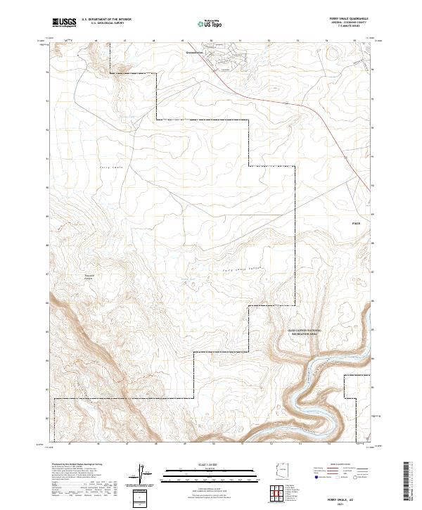 Ferry Swale topographic map thumbnail