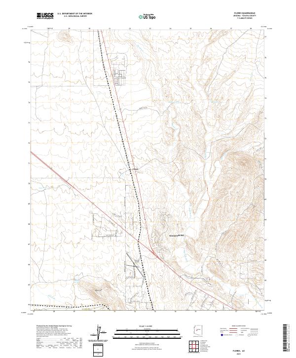 Flores topographic map thumbnail