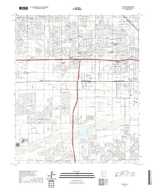 Fowler topographic map thumbnail