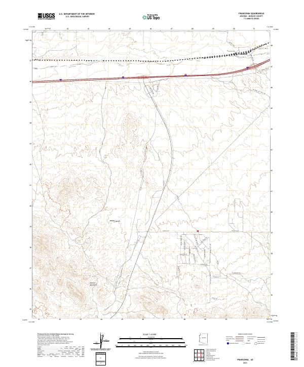 Franconia topographic map thumbnail