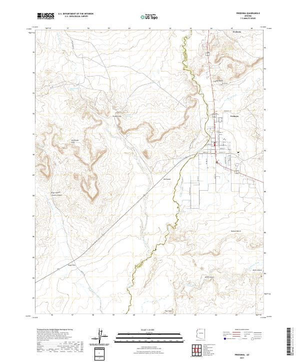 Fredonia topographic map thumbnail