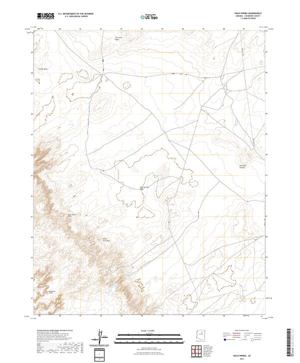 Gold Spring topographic map thumbnail