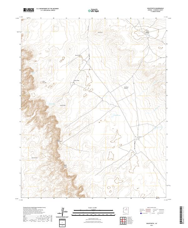 Goldtooth 2021 topographic map thumbnail