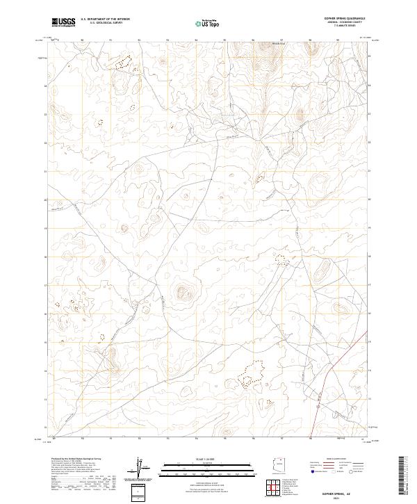 Gopher Spring topographic map thumbnail